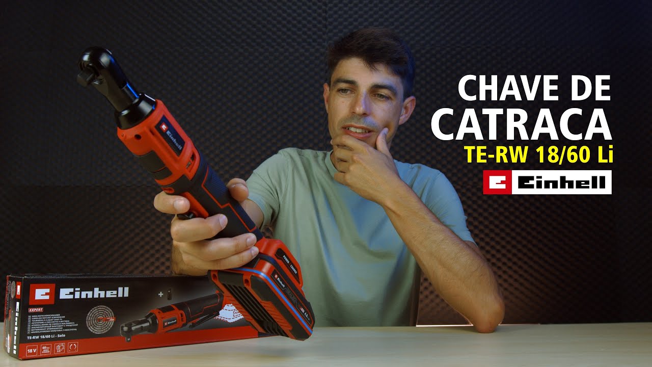 A EINHELL ENVIOU-ME A CHAVE CATRACA TE-RW 18/60 Li