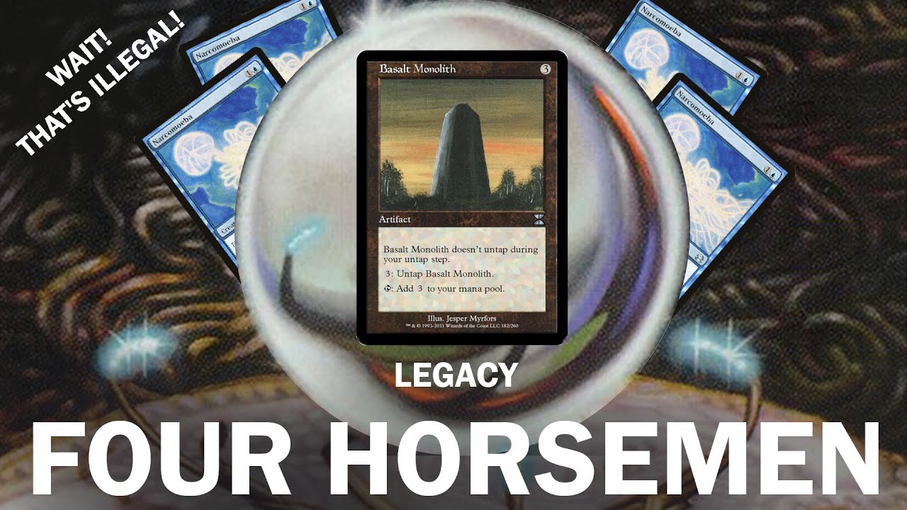 LEGACY'S FORBIDDEN DECK! Four Horsemen Combo, BANNED in paper rules but legal on MTGO! Self mill MTG