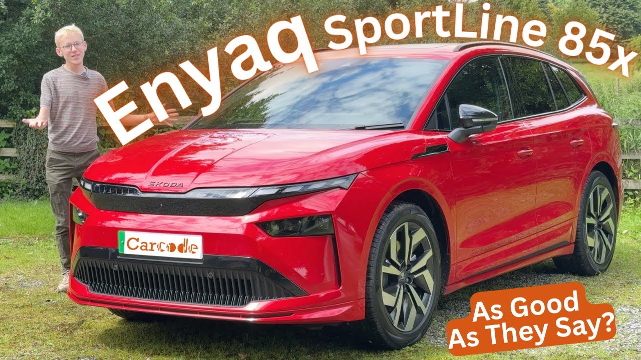 Skoda Enyaq 85x SportLine In-Depth Review 2025, Why Everyone Loves It! (UK)(4K) | Carcode