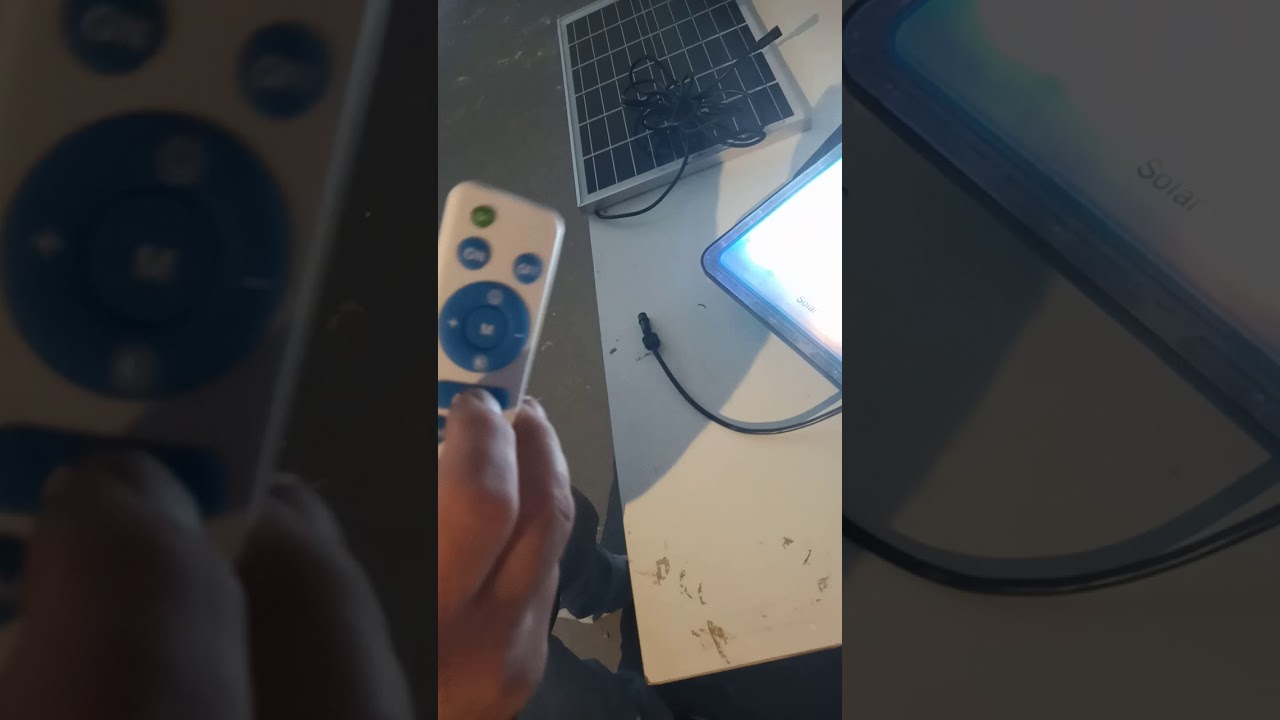 uso reflector led con panel solar 300w LEDIMP