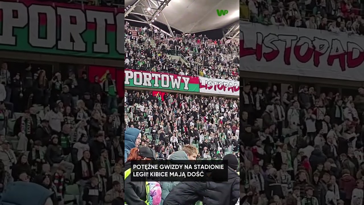 Legia - Termalica 1:2  Potężne gwizdy na stadionie Legii!  
