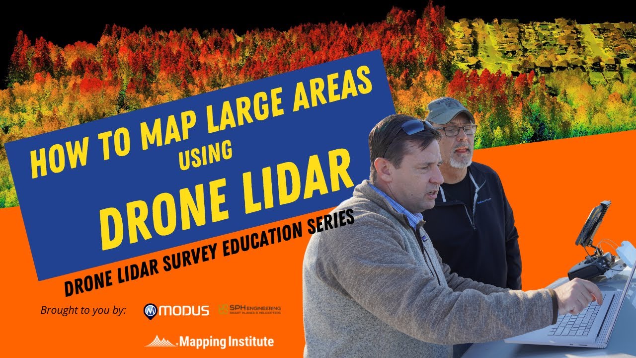 How Drone Fly - How to Map Large Areas Using Drone Lidar