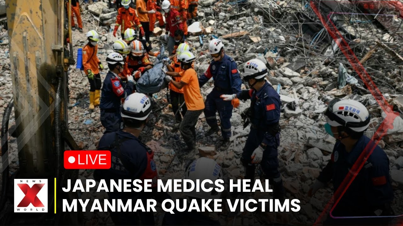 LIVE | Japanese Doctors Aid Myanmar Earthquake Victims With Care | News X World | Global News