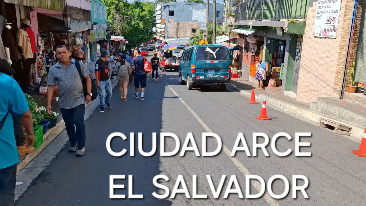 La calle principal de Ciudad Arce El Salvador 🇸🇻 