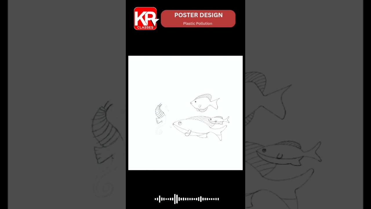 Plastic pollution | POSTER DESIGN | NID | NIFT #natadrawing #shorts #natacoaching #kpclasses