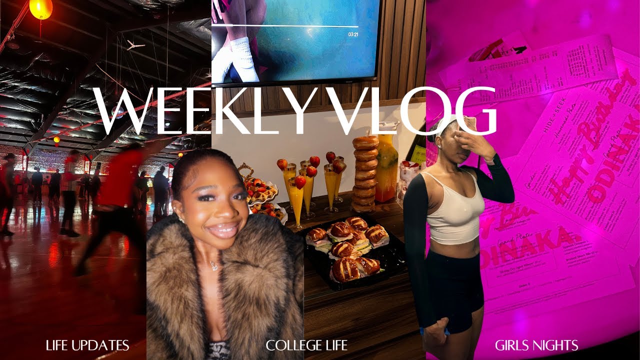 WEEKLY VLOG🩷 |  college diaries + girls nights + pilates + MORE! [i got a new sewing machine! 😝 ]