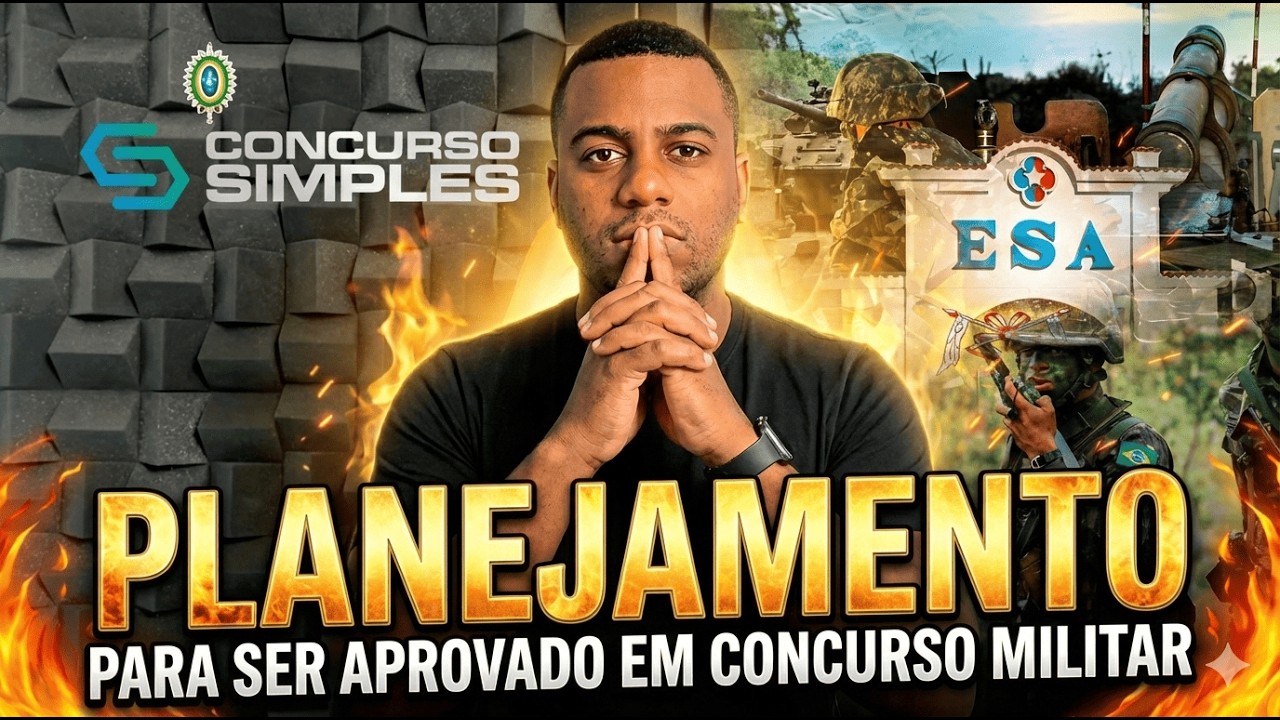 SE VOCÊ VAI FAZER A PROVA DA ESA 2026 ENTENDA ISSO PARA SER APROVADO (CONCURSO SIMPLES)