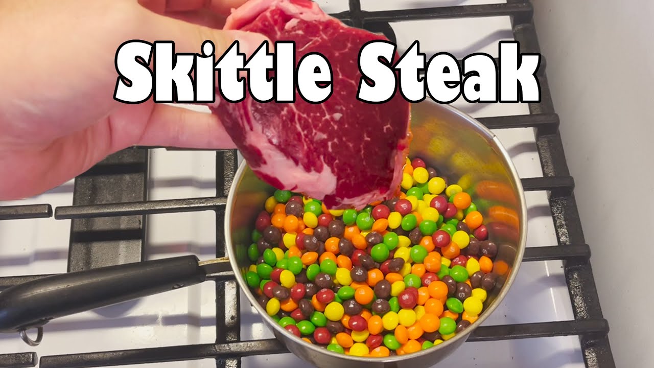 Стейк, отварной в Skittles (NSE)