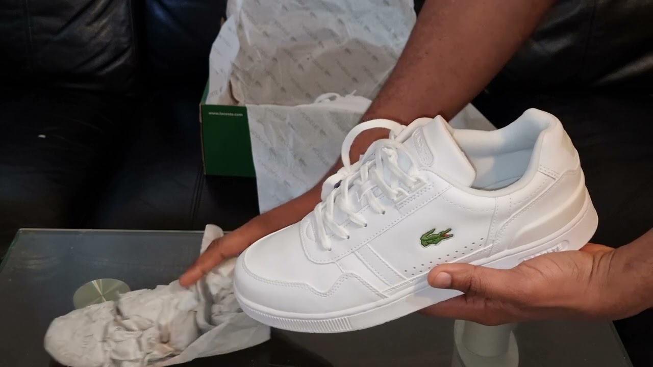 BEFORE YOU BUY LACOSTE T CLIP LEATHER AND SYNTHETIC UNBOXING (Triple White) #lacoste