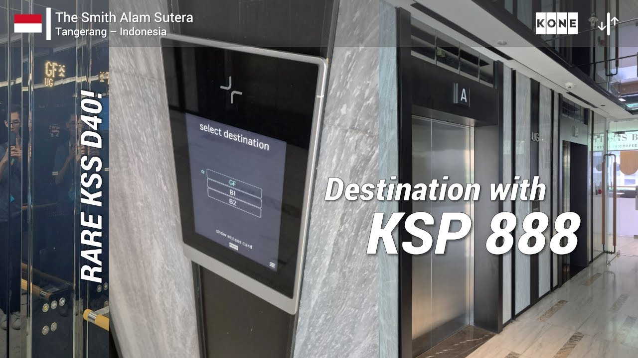 AWESOME KONE Destination Elevators | The Smith Alam Sutera, Tangerang, ID (Office)