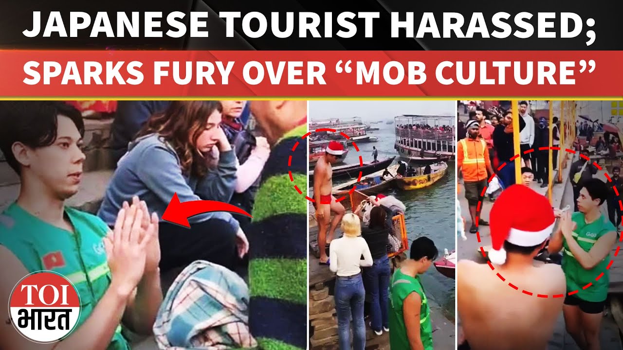 &ldquo;Viksit Bharat?&rdquo; Japanese Tourist Harassment in Varanasi Sparks Fury Online