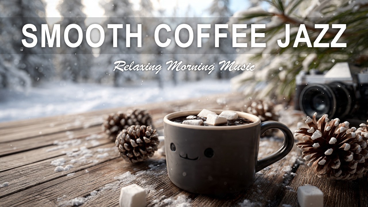 Smooth Coffee Jazz  ☃️ Bossa Nova Instrumental and Cozy Jazz Cafe Music for Happy Moods.