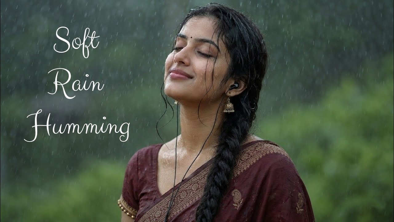 Indian Monsoon Melody | Gentle Rain Instrumental with Huming (No Lyrics)