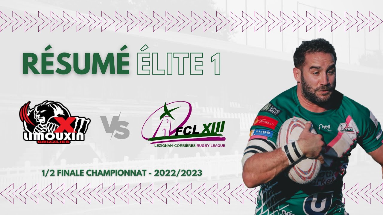 R&Eacute;SUM&Eacute; | &Eacute;lite 1 - Limoux VS L&eacute;zignan (1/2)