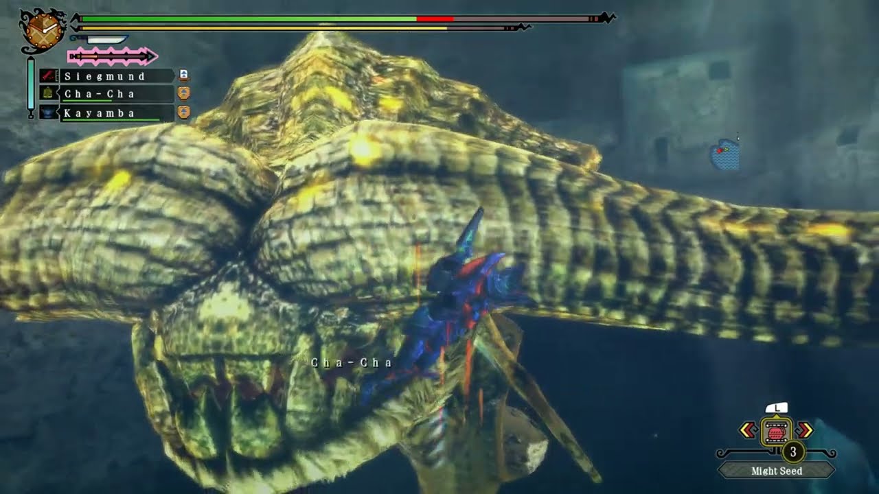 MH3U - G-Rank Goldbeard Ceadeus Solo Hunt
