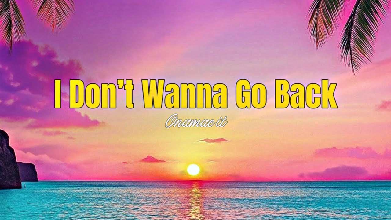 SAGE - I Don&rsquo;t Wanna Go Back | Original. Reggae AI-Prod (Official Audio)