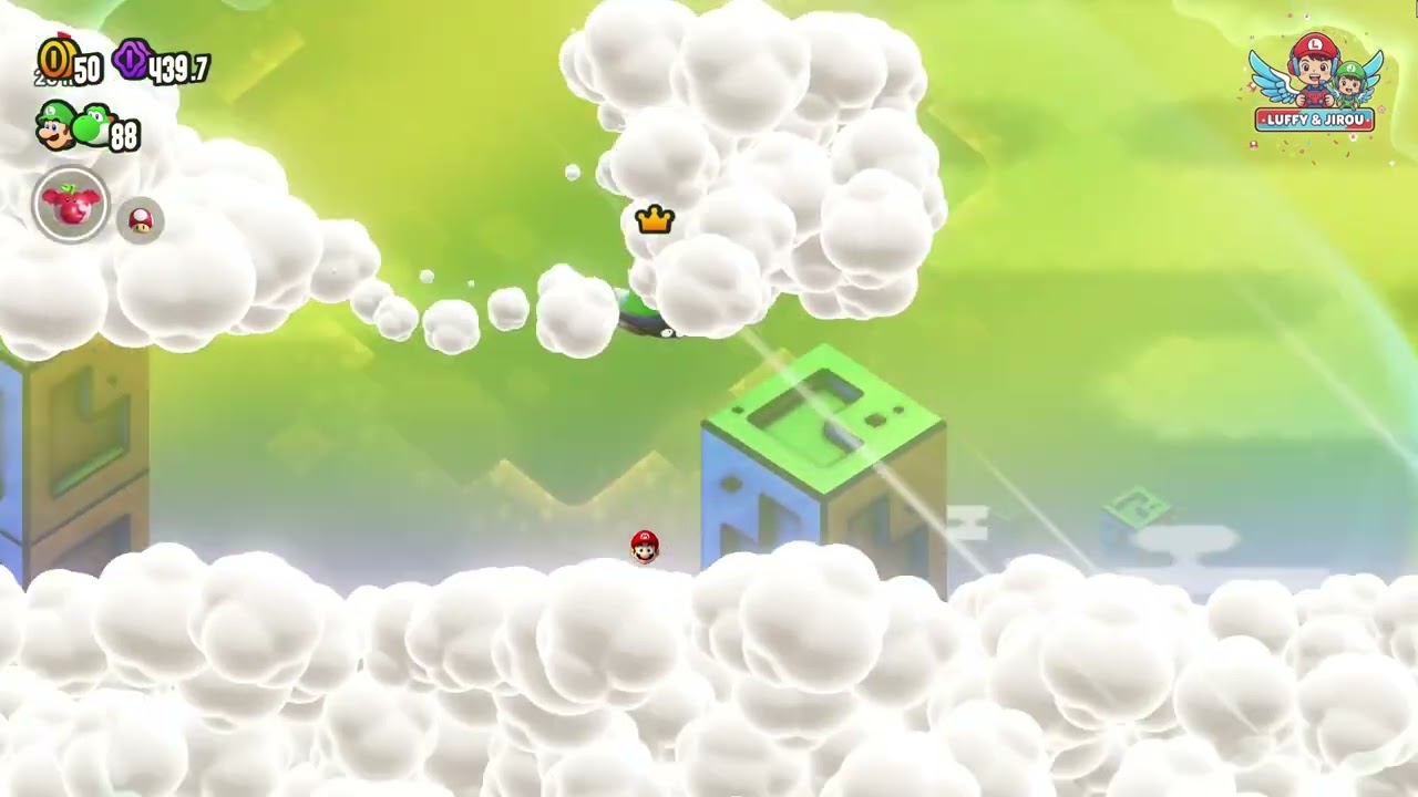 Super Mario Bros. Wonder ( Unreachable Treasure, Watery Wonder Tokens and Zip Track Dash )