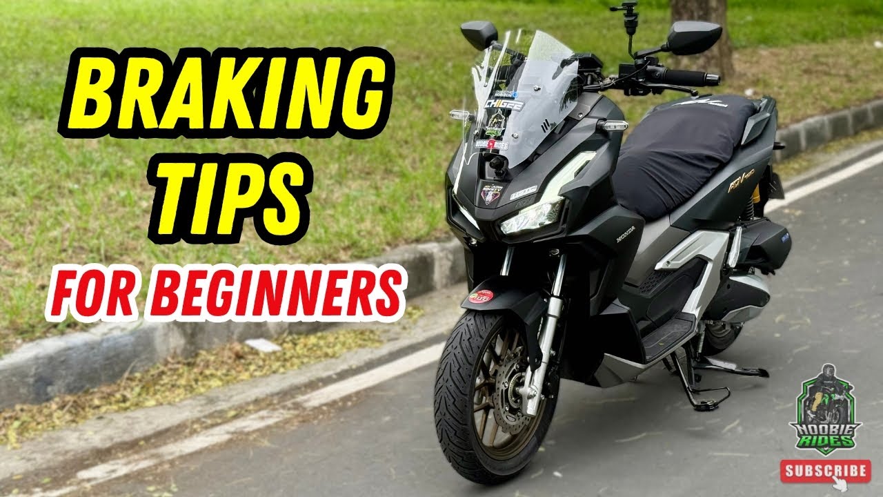 Braking TIPS & TECHNIQUES for Beginner Riders | Honda ADV 160