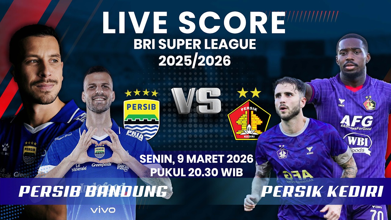 🔴PERSIB BANDUNG VS PERSIK KEDIRI MATCH BRI SUPER LEAGUE 2025/2026 | LIVE SCORE
