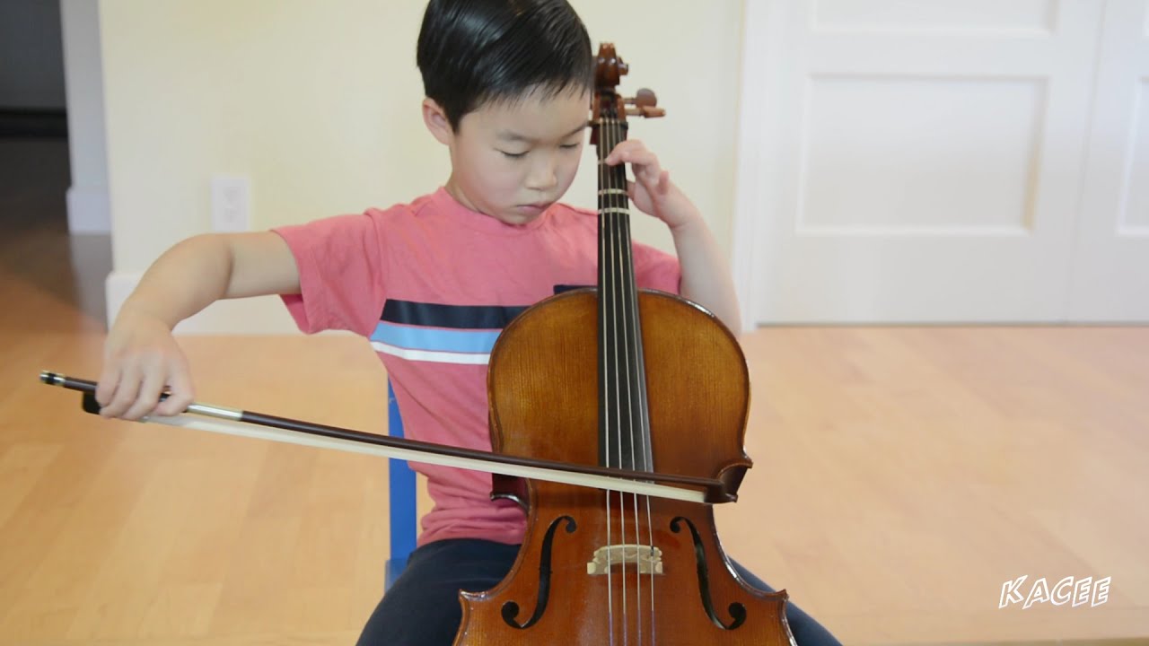 Cello Beginner - After 2 Weeks: Twinkle Twinkle Little Star (7 Year-Old's Cello Learning Journey)