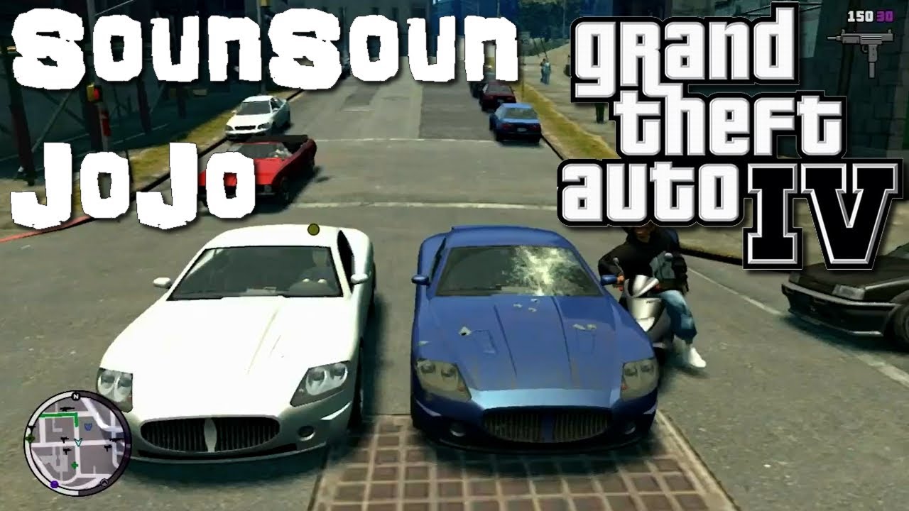 SounSoun et Jojo sur GTA 4 en galère façon 