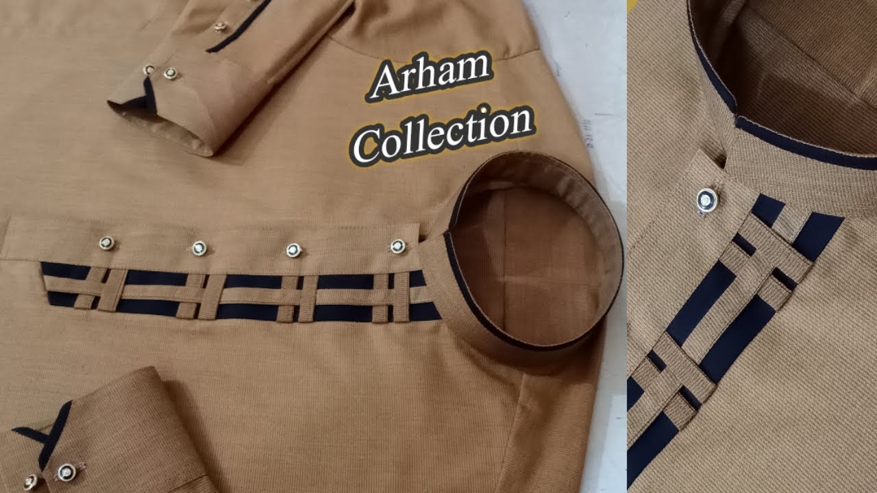 Latest Men Kurta Design 2022||| How to Make Latest Designer kurta for Men step by Step