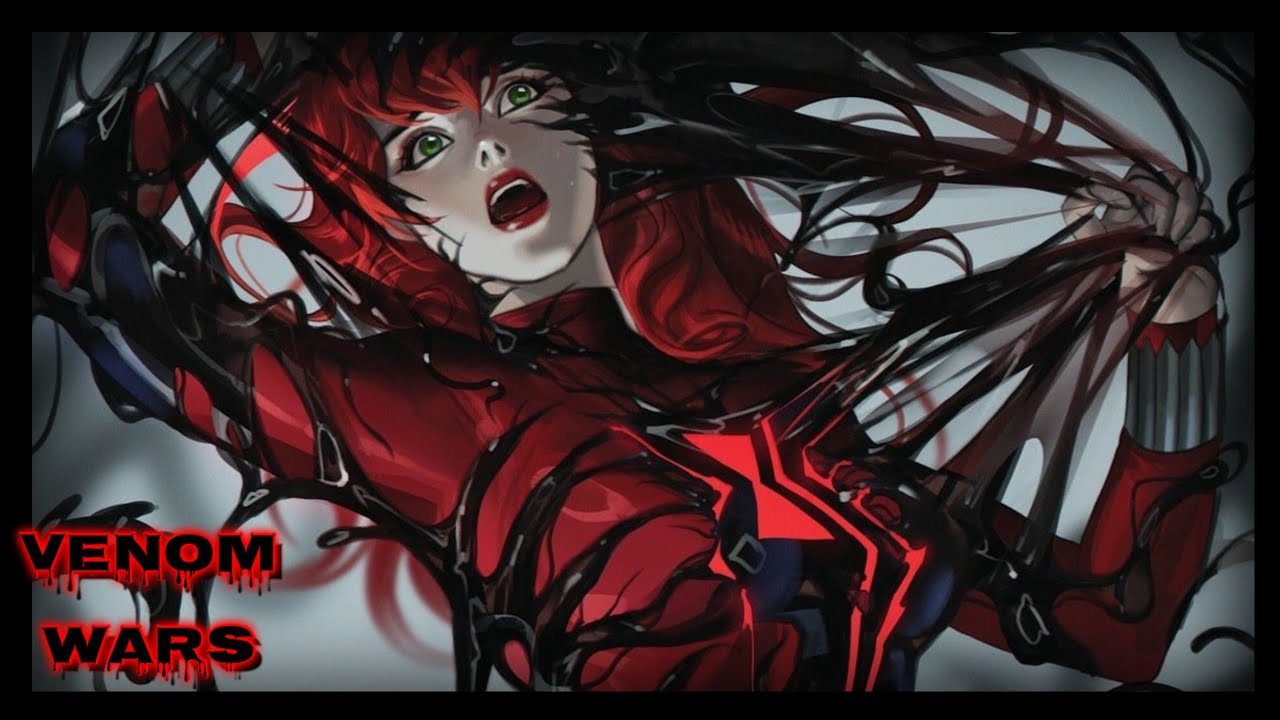 Natasha Romanoff - Black Widow becomes a Symbiote in Venon Wars.