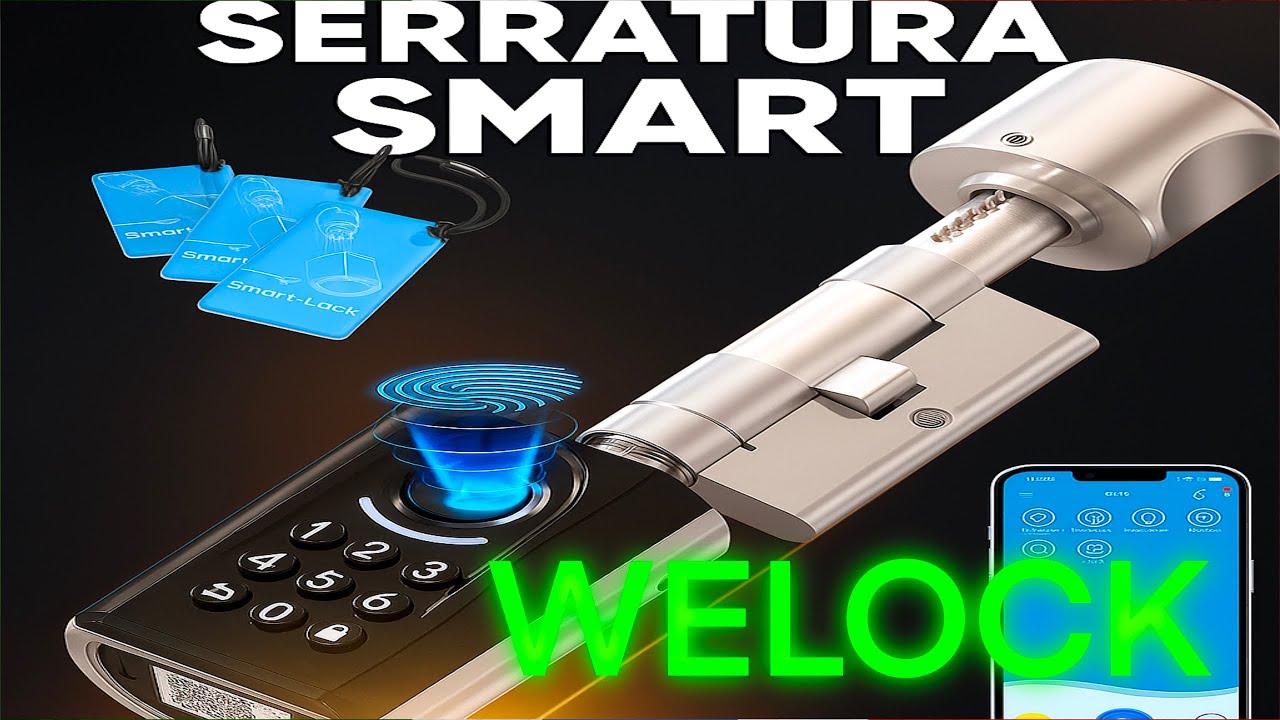 WELOCK ToucA51: LA SERRATURA DEL FUTURO – Unboxing e Configurazione #welock #tech