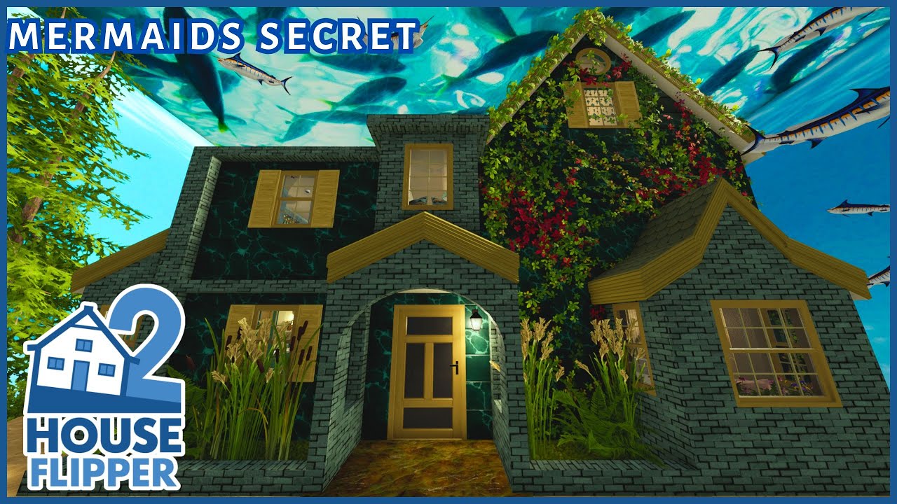 Mermaids secret | House Flipper 2 | House renovation (custom job)
