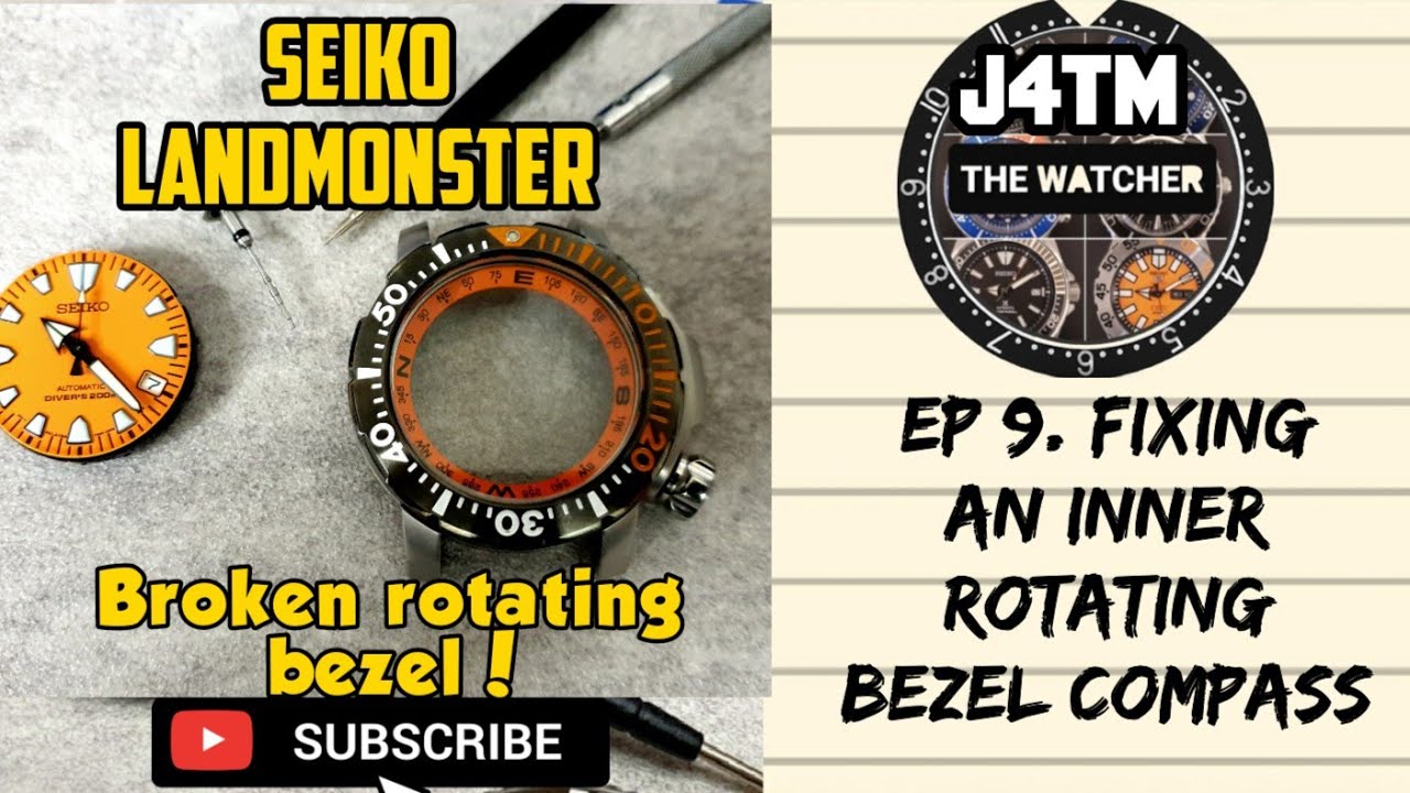 |J4TM| ⭐Ep. 9 - Fixing and inner rotating bezel or compass ⭐ | The Watcher