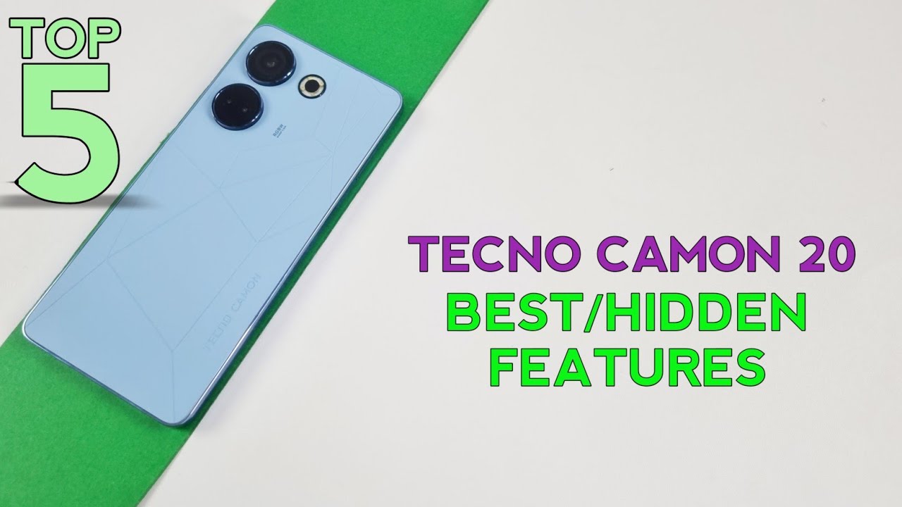 Tecno Camon 20 Top 5 Best/Hidden Features | Tips And Tricks
