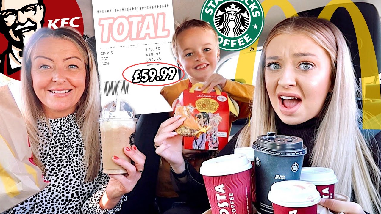 Letting The Person IN FRONT of Us Decide What We ORDER!!