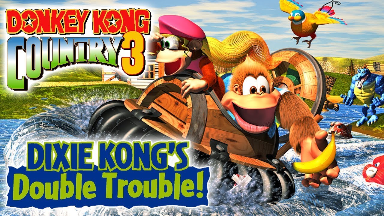 Let's Play Donkey Kong Country 3 (BLIND) Part 1: THAT'S A BIG BABY