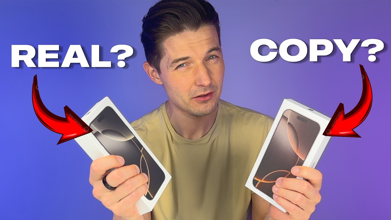 Can you tell which iPhone is the Fake 16 Pro Max?