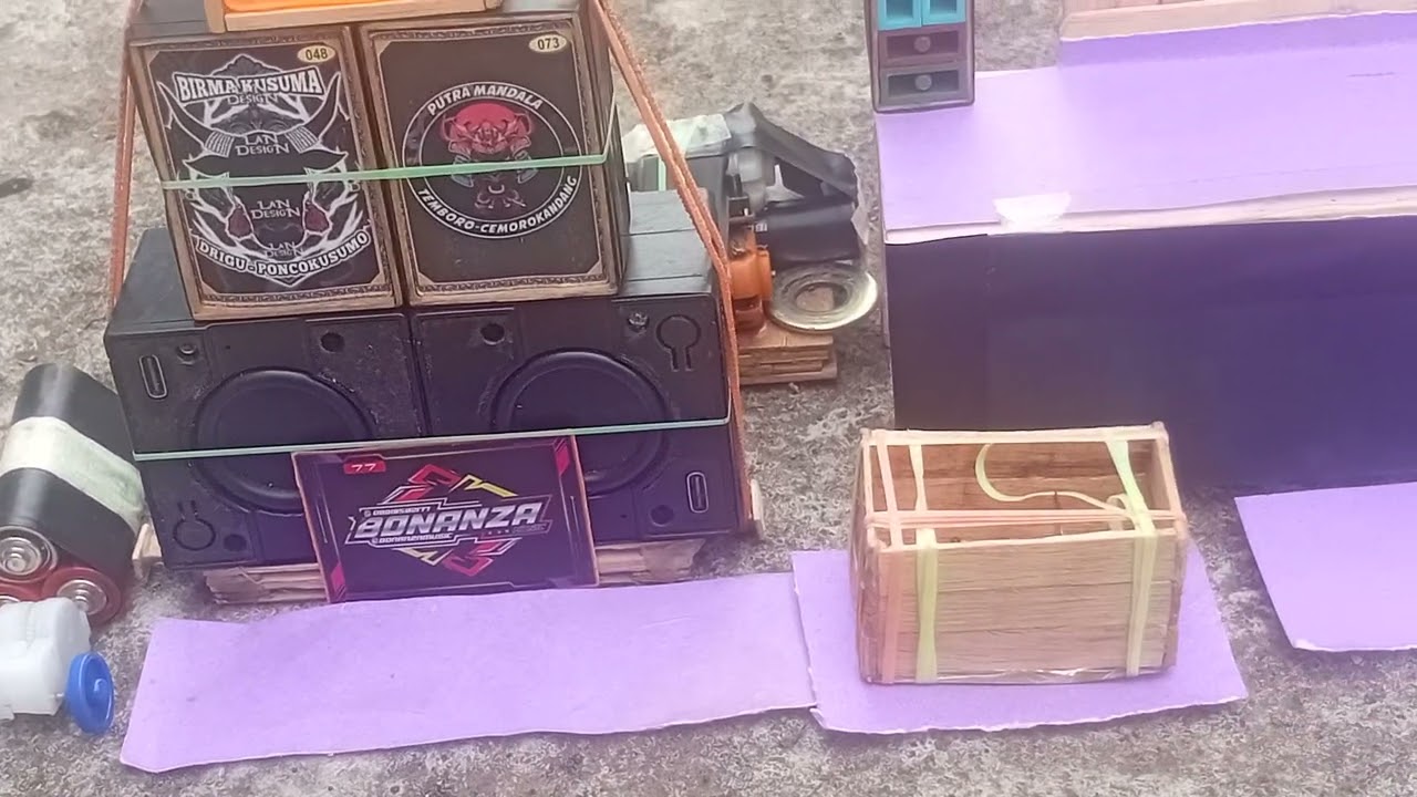 MINIATUR PENTAS & SOUND SYSTEM BONANZA (video boleh untuk anak²)