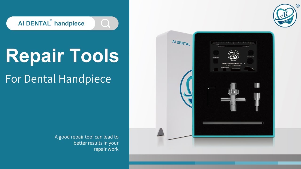 Contra-angle Dental Handpiece Repair Kit Tool Display and Usage Tutorial