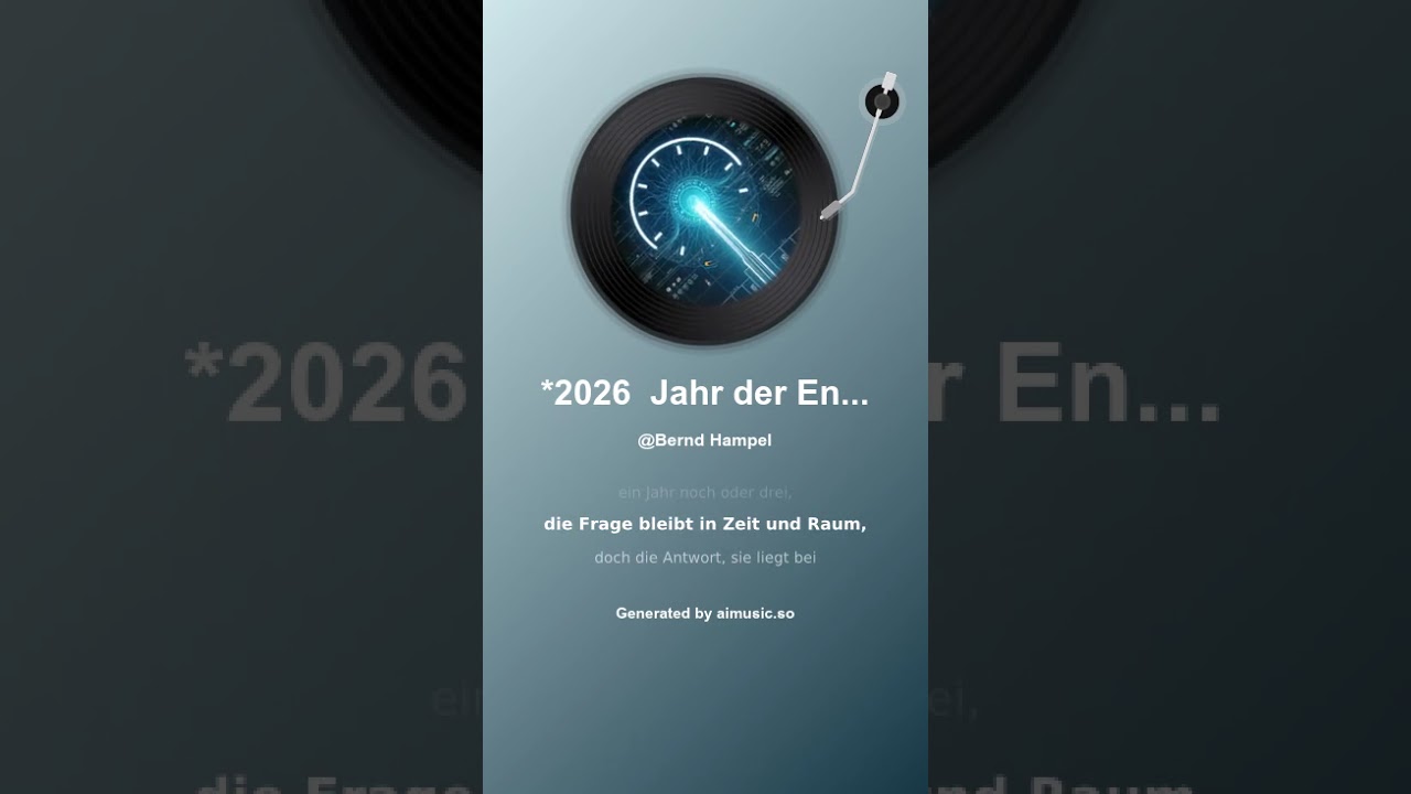 2026, das Jahr der Entscheidung 