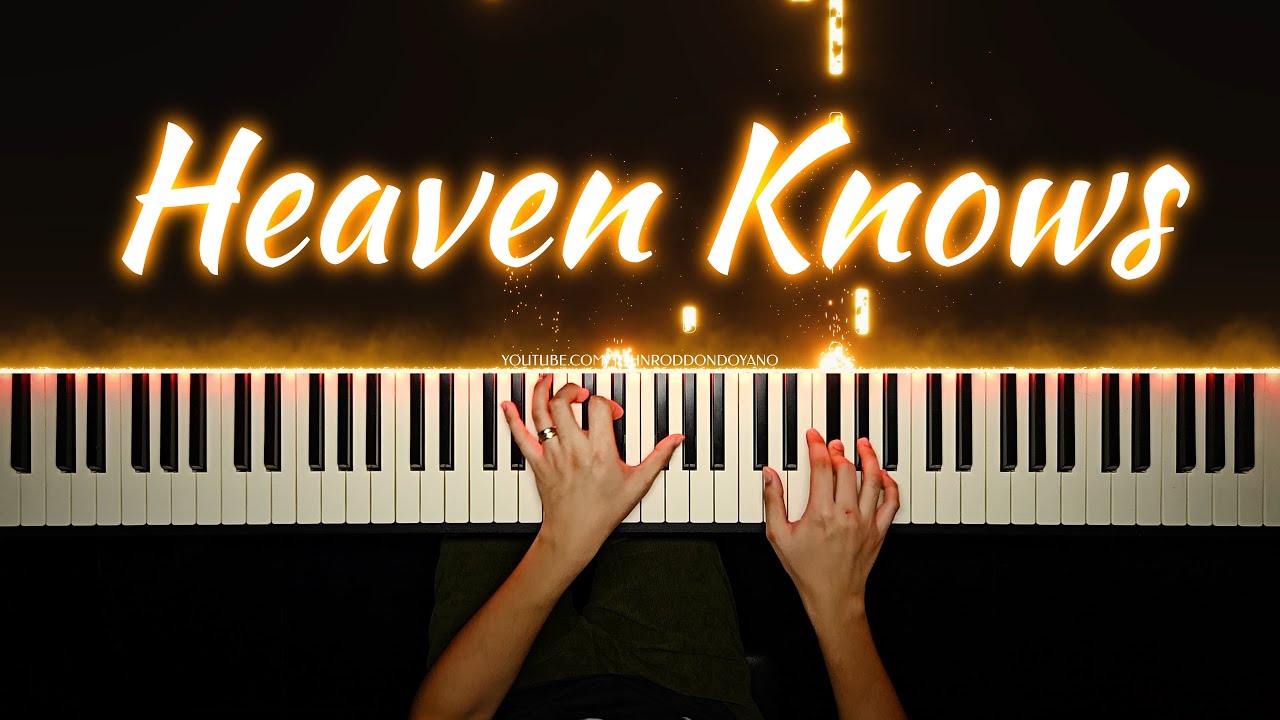 Heaven Knows (The Angel Has Flown) – Piano Cover | Orange & Lemons (PIANO SHEET)