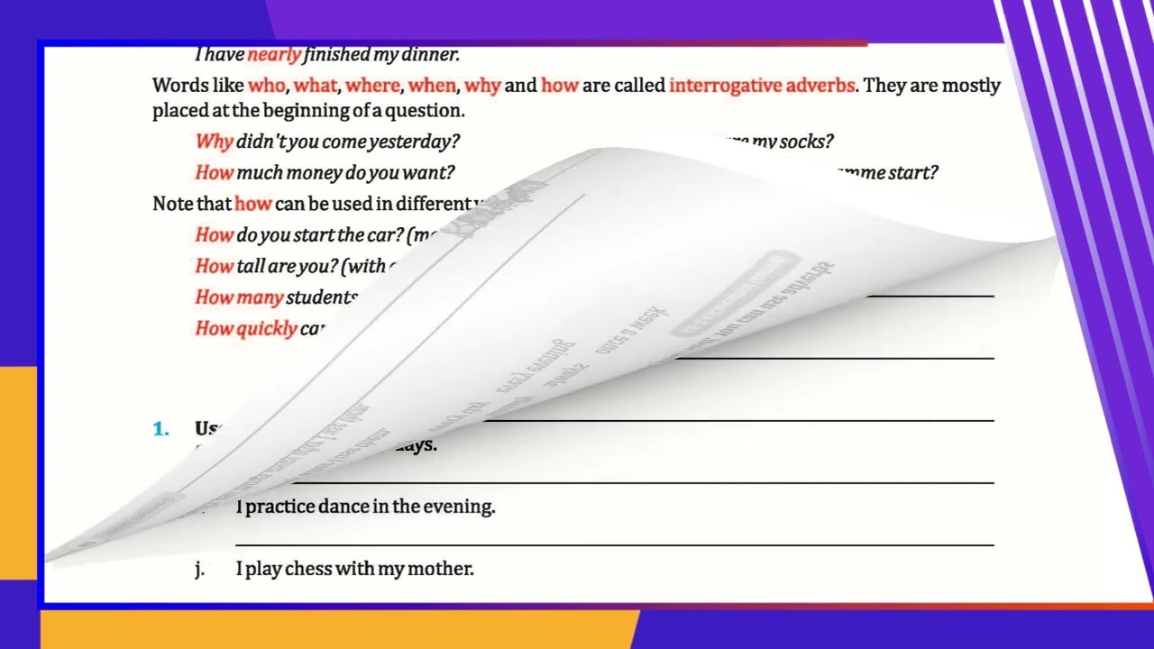 AI ENGLISH GRAMMAR, CLASS 6, CHAPTER 8