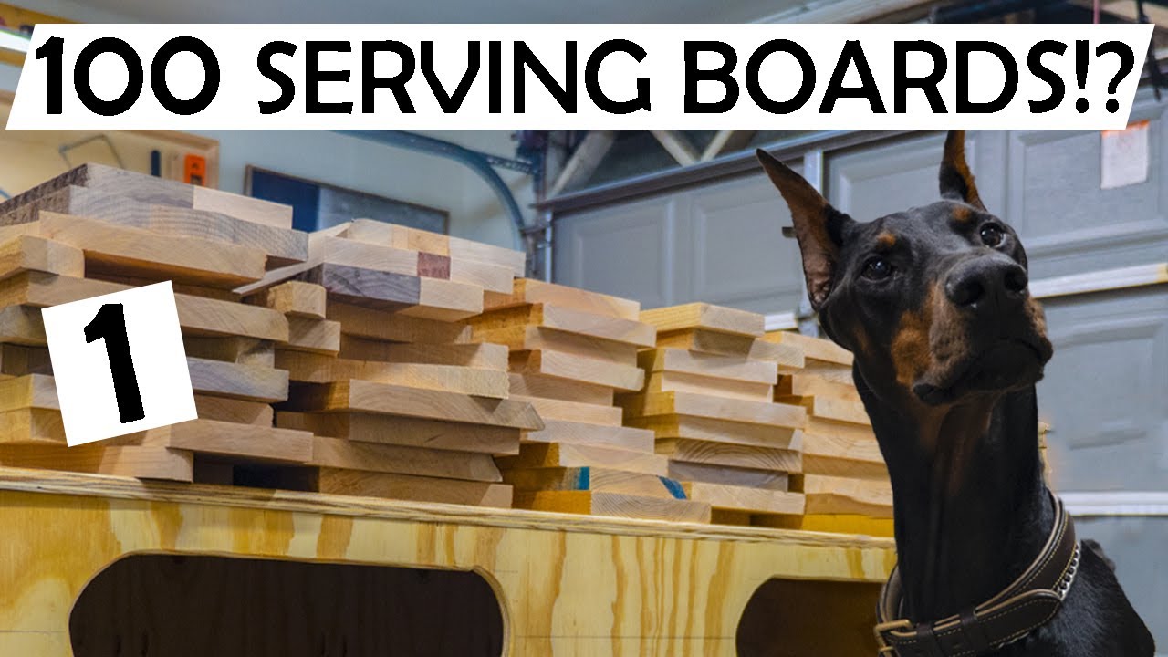 🤯We Built 100 Serving Boards IN ONE BATCH!