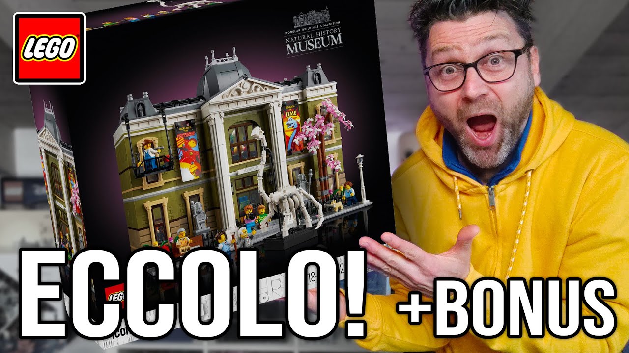 LEGO NEWS + BONUS - Svelato il SET 10326 Natural History Museum - Il più GRANDE Modulare di SEMPRE !