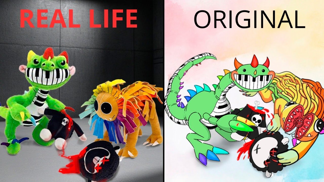 POV: Funny Moments of Incredibox Sprunki and Poppy PlayTime Chapter 4  | Original Vs Plush Toys