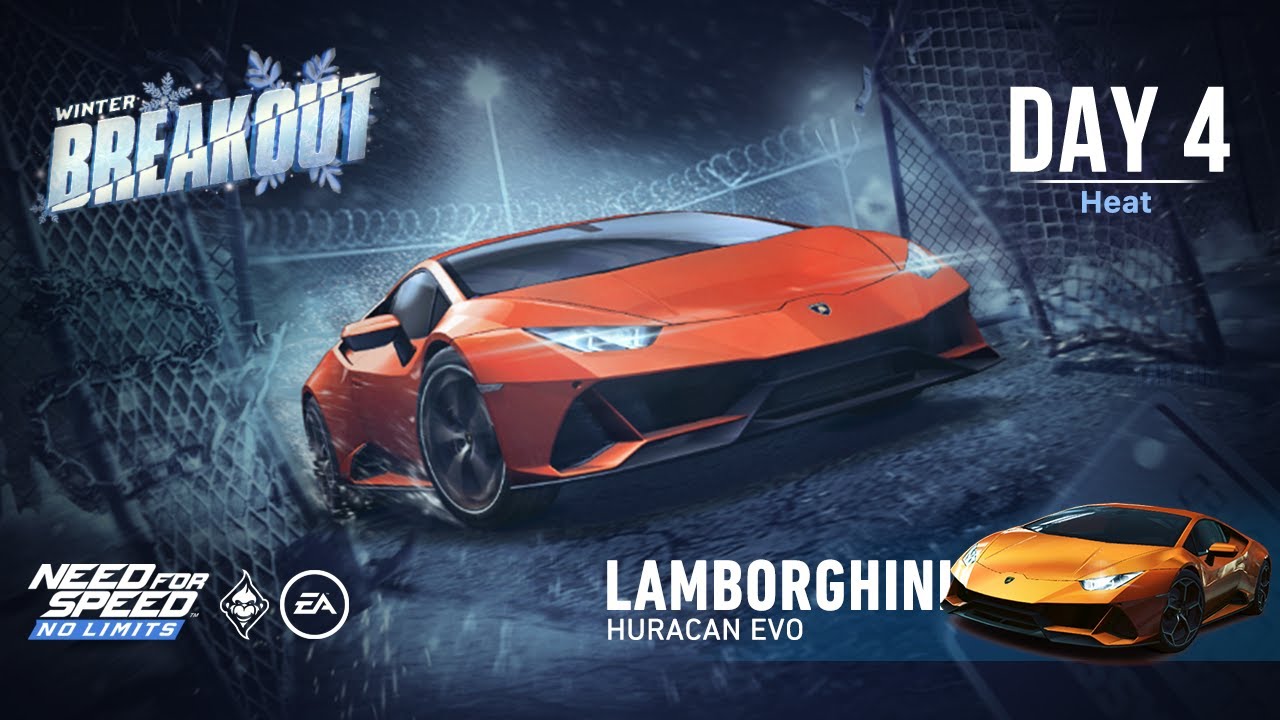 Need For Speed: No Limits | 2021 Lamborghini Huracan Evo (Winter Breakout - Day 4 | Heat)