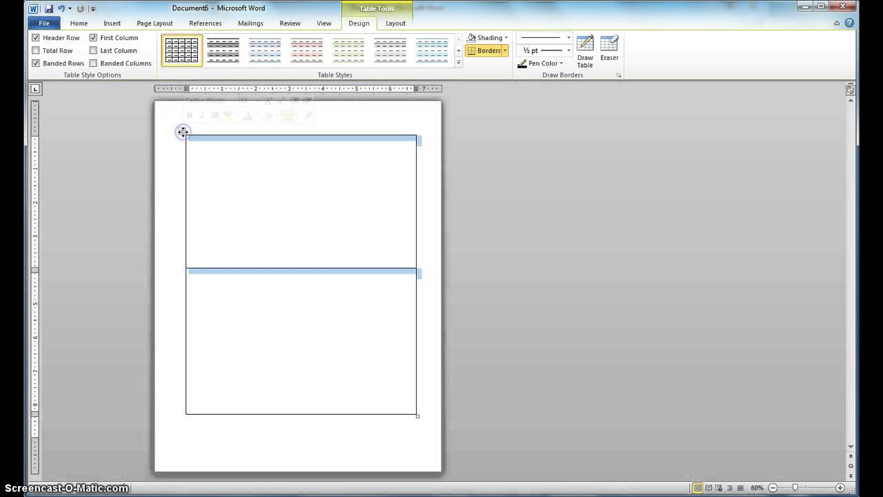 How to split a word document