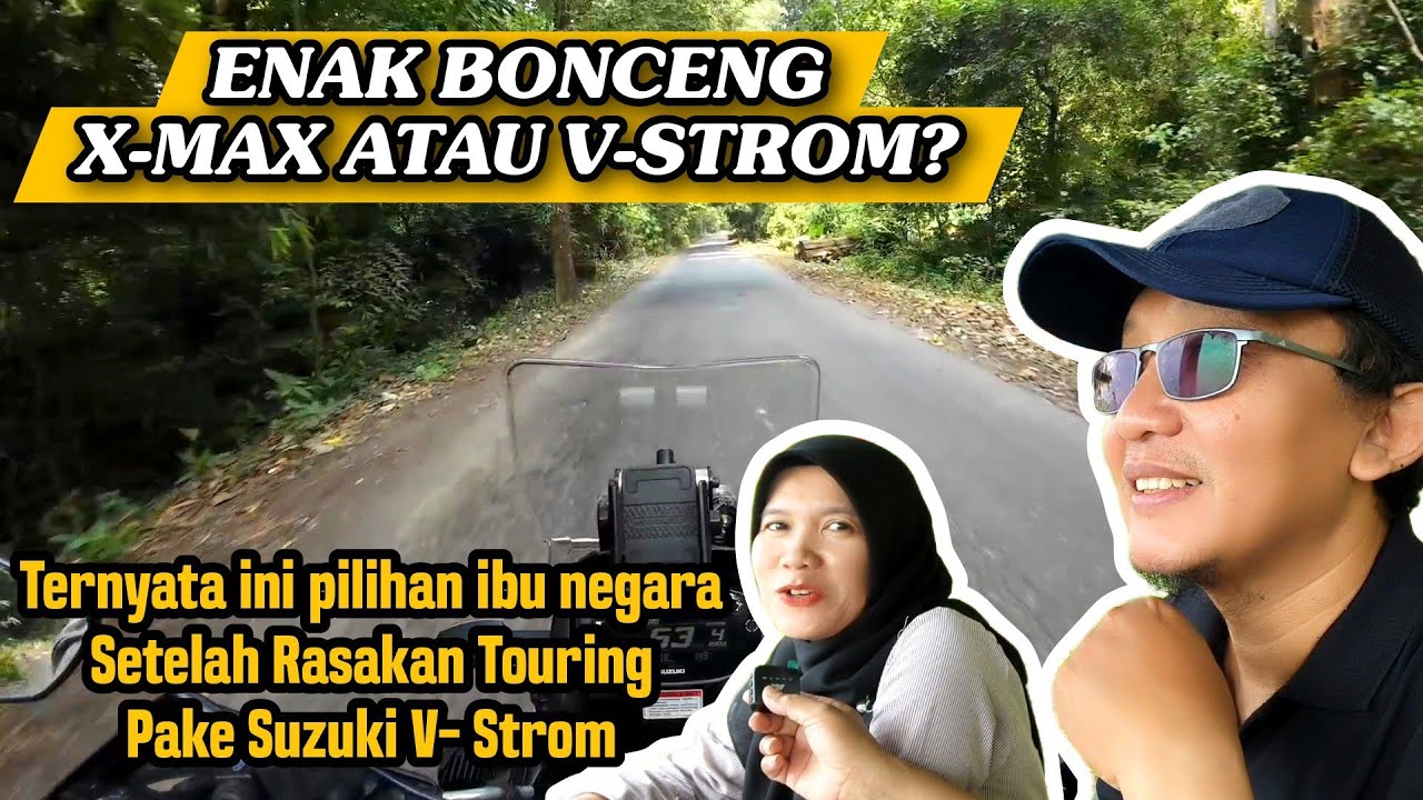 DILUAR DUGAAN❗ INI PILIHAN ISTRI SETELAH DIAJAK TOURING PAKE SUZUKI V-STROM