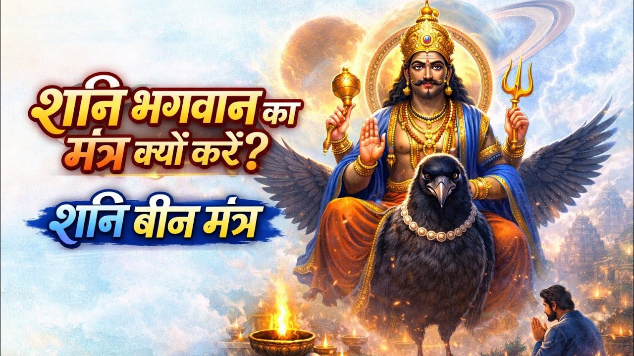 ॐ शं शनैश्चराय नमः | Shani Mantra for Protection & Karma Healing | Remove Shani Dosha