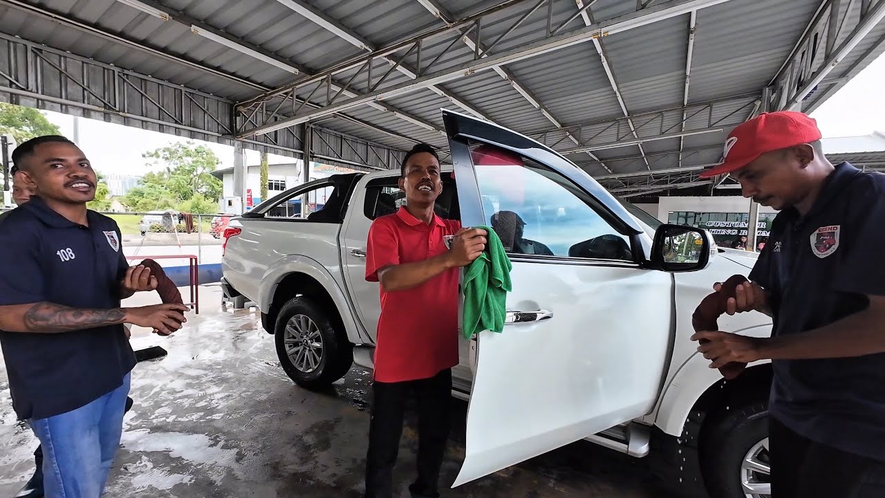TEMPAT CUCI KERETA LAYANAN BAGUS PEKERJA DARI INDONESIA // JALAN STULANG LAUT BANYAK KEMAJUAN //