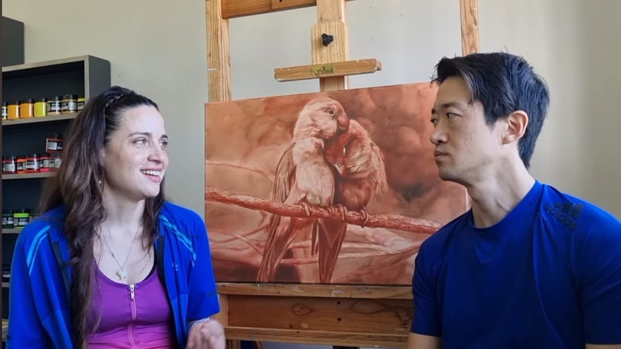 168. EXPLICACION técnica de la grisalla, veladuras,  colores opacos y transparentes
