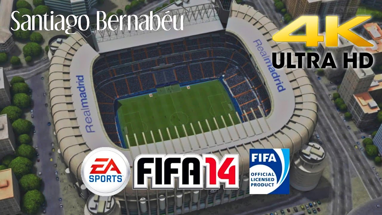 FIFA 14 PlayStation 4 4K Ultra HD Santiago Bernabéu Stadium