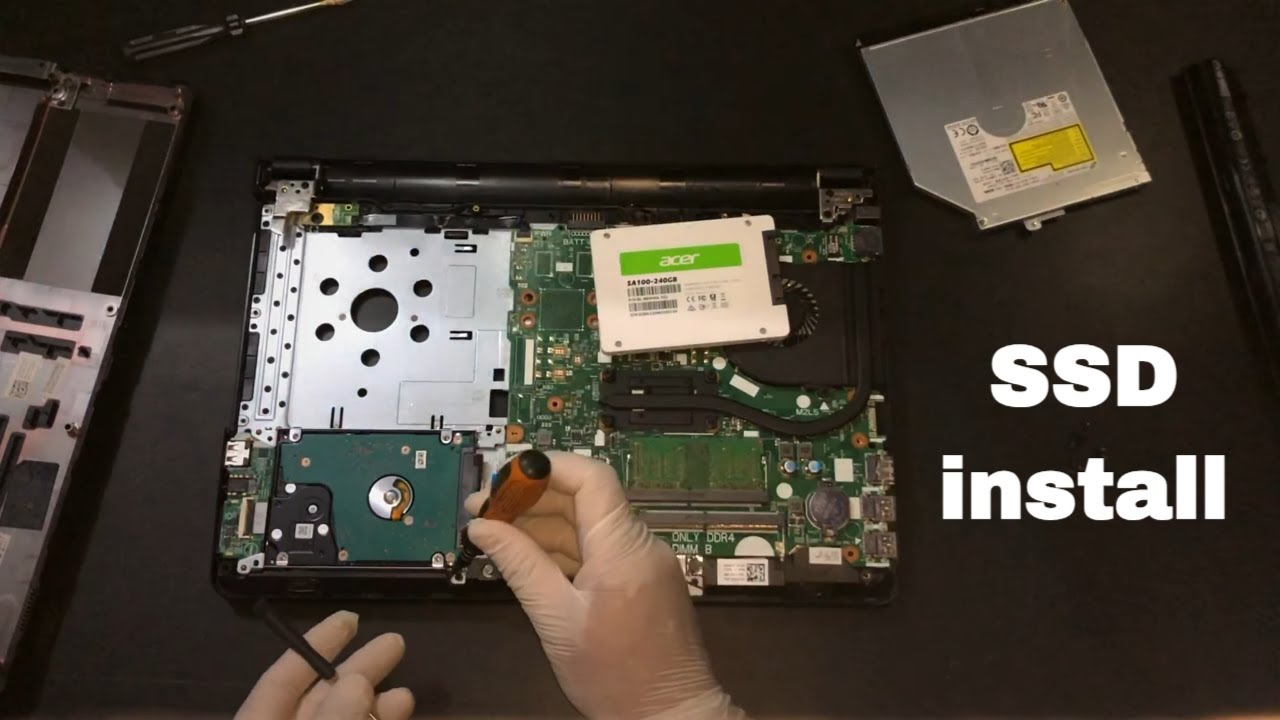 How to Install/Upgrade SSD in Dell Laptop | Dell Inspiron 14 3000 Series | SSD Upgrade